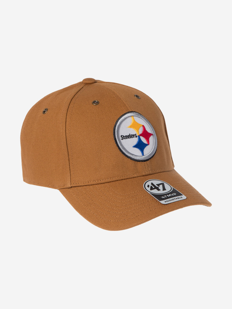 Бейсболка 47 BRAND Carhartt collab Pittsburgh Steelers NFL (коричневый)
