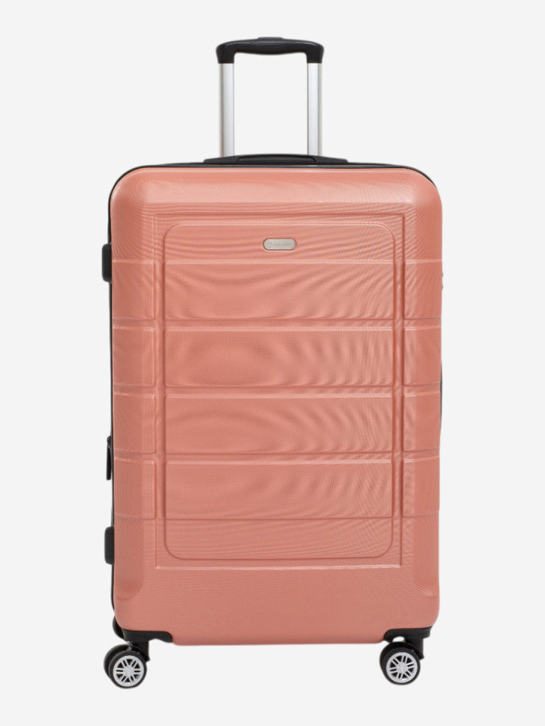 Чемодан на колесах M розовый Feelway