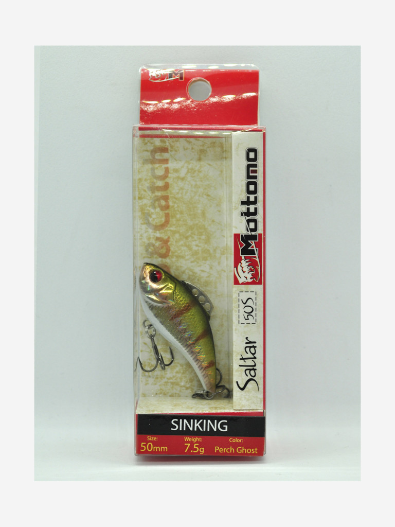 Воблер Mottomo Saltar 50S 7.5g Perch Ghost