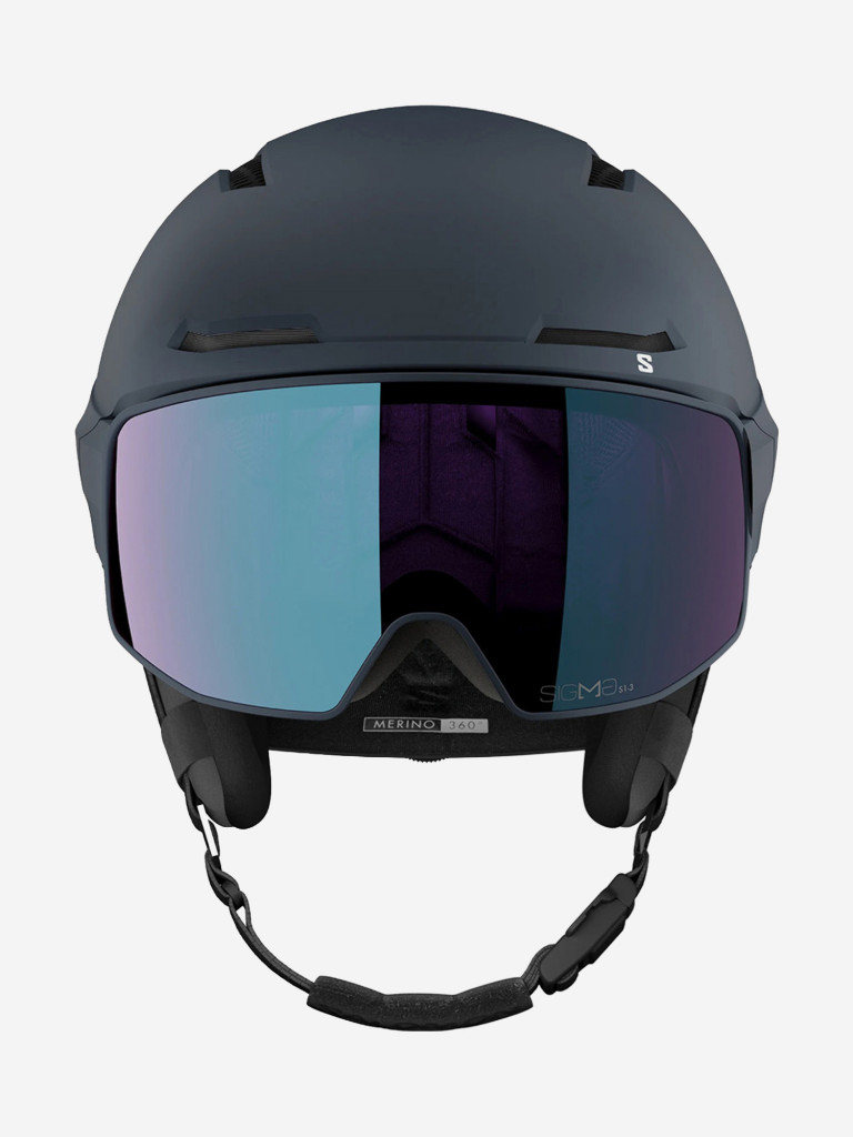 Горнолыжный шлем с визором Salomon Driver Prime Sigma Photo MIPS Dress Синий Cat. 1-3