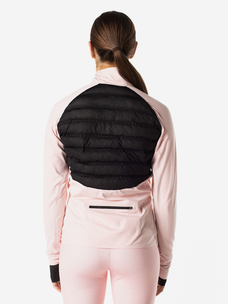 Лонгслив с пуховой вставкой женский UGLOW, розовый