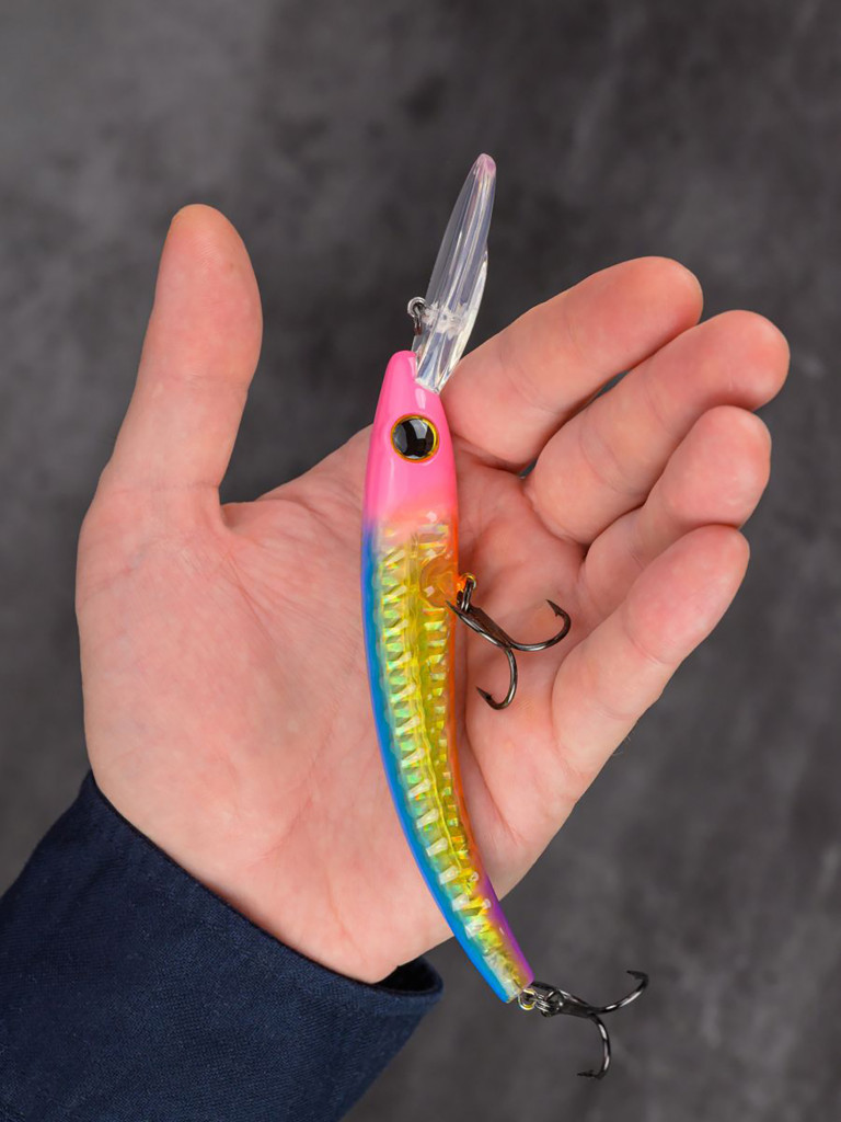 Воблер Akara Deep Snoop 120F минноу плавающий для троллинга на щуку, судака, сома 20гр A50