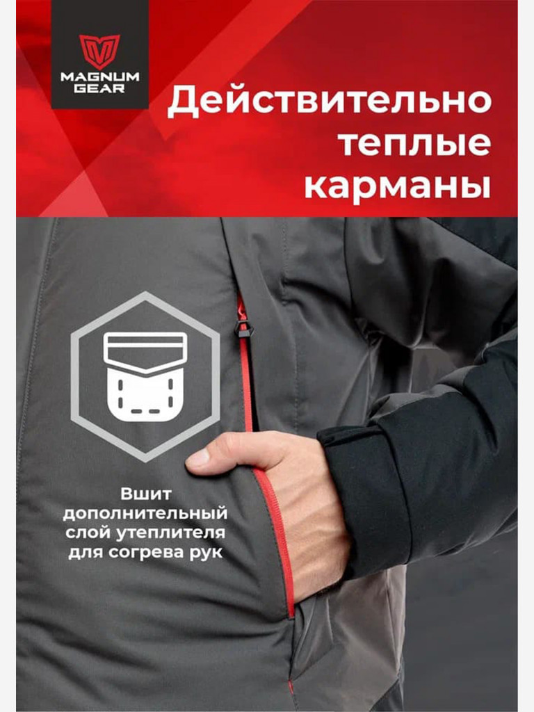 Костюм MAGNUM GEAR ICEBERG - 30° C графит-черный