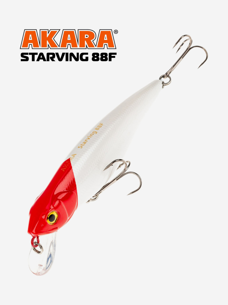 Воблер Akara Starving 88F 11 гр. минноу, плавающий, твичинговый, на щуку A1