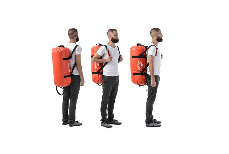 Гермосумка Naturehike 120 л ПВХ (Красная)