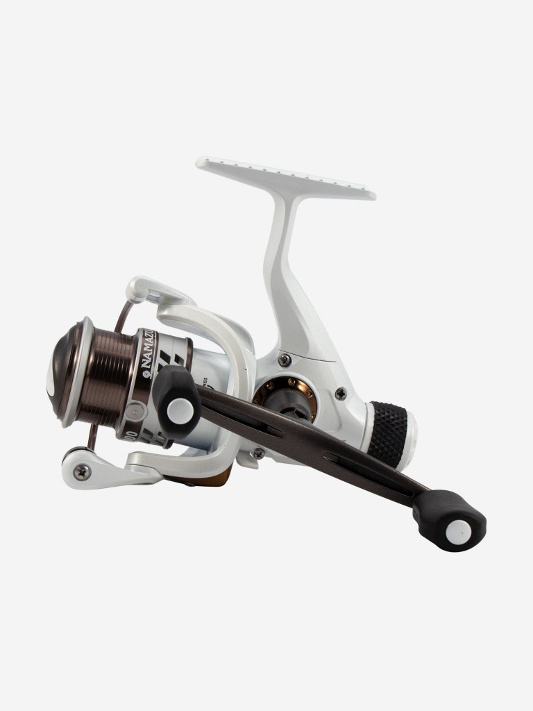 Катушка безынерционная Namazu White Fish WF3000, 4+1 подшипник, металлическая шпуля + запасная.
