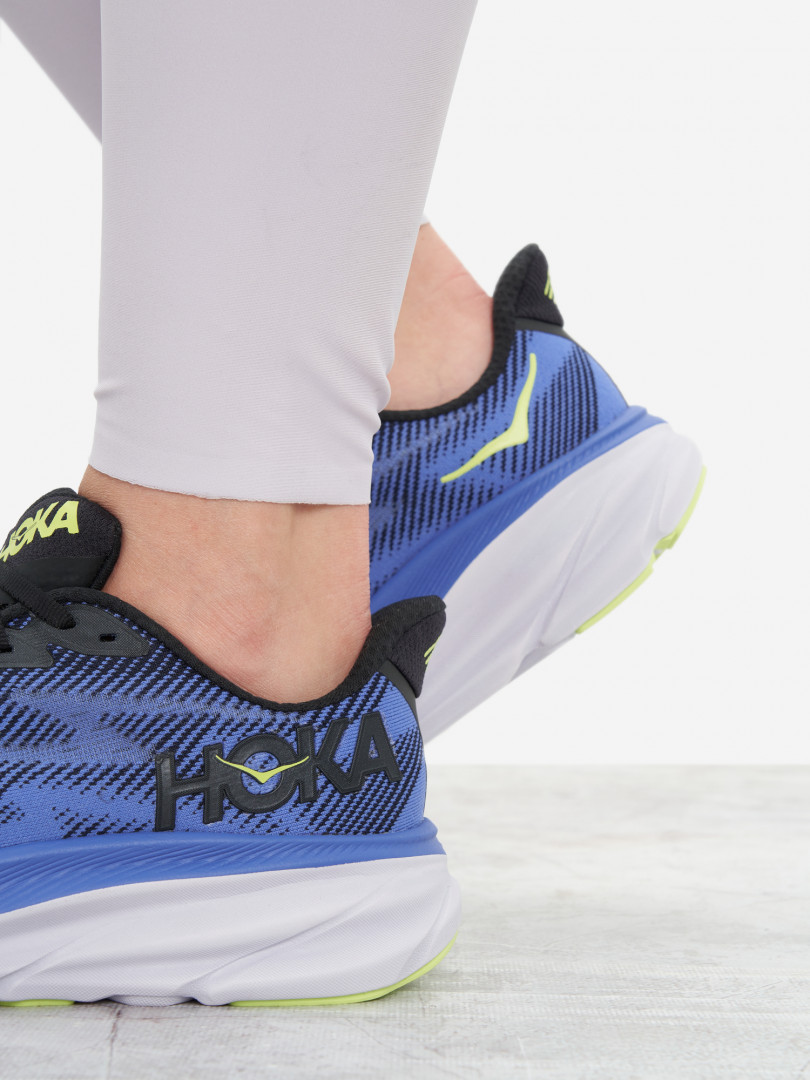 фото Кроссовки женские hoka one one clifton 9, синий