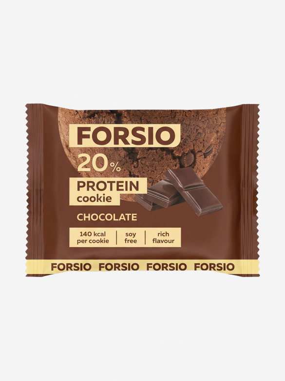 Протеиновое печенье Forsio со вкусом шоколада, 40 г