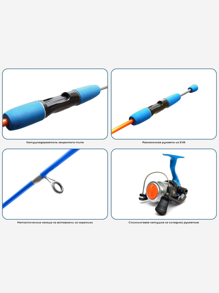 Набор для рыбалки детский: удилище с катушкой River Band Spin Combo 1,50m SAMMY