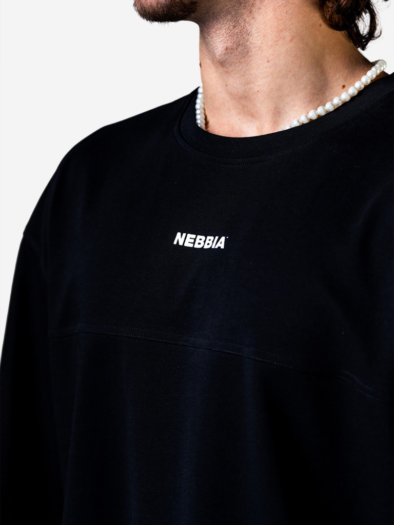 Футболка мужская спортивная NEBBIA Oversized Tee POWER 898 Black
