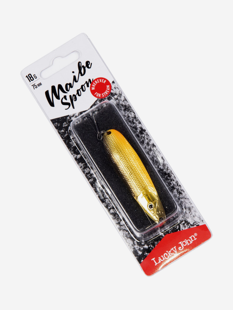 Блесна колеблющаяся Lucky John MAIBE SPOON, длина 75мм, вес 018.0г