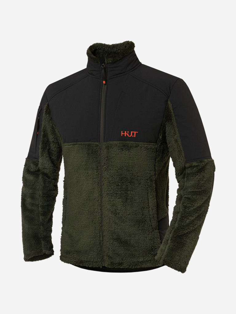 Кофта мужская HUT BORON на молнии хаки