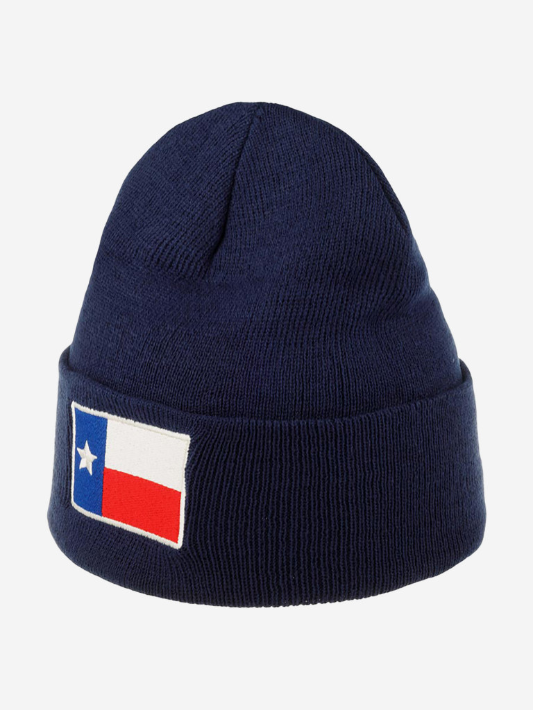 Шапка с отворотом AMERICAN NEEDLE 21019A-TX Texas Cuffed Knit (синий)