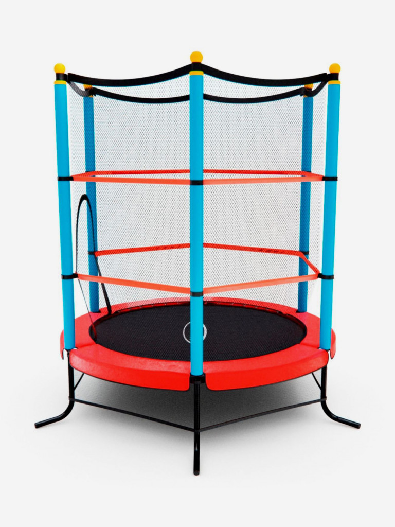 Батут детский DFC SMRKIDS 55" с сеткой, RED