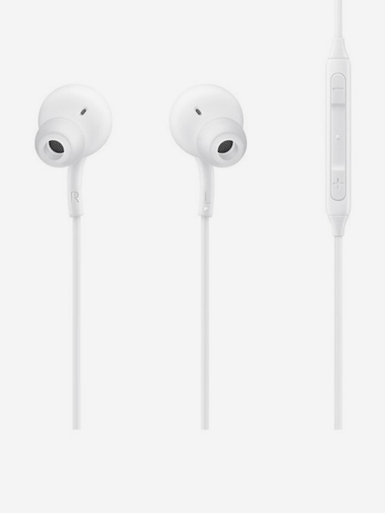 Наушники Samsung/TypeC EO-IC100/white/гарнитура самсунг/проводные наушники/K-EO-IC100BWEG