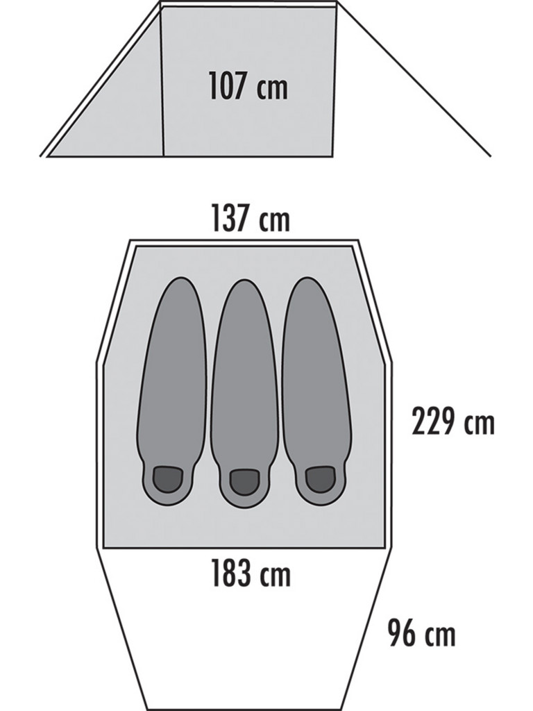 Палатка 3-местная The North Face Heyerdahl 3
