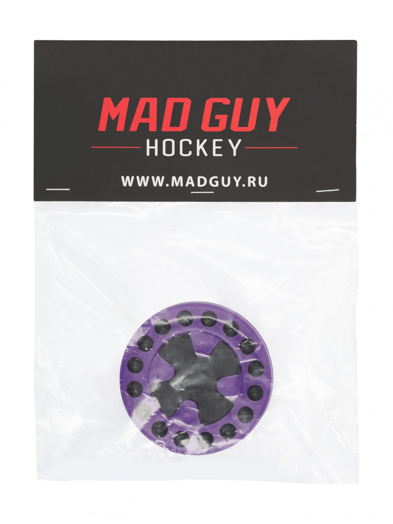 фото Шайба хоккейная madguy type2 lux, фиолетовый