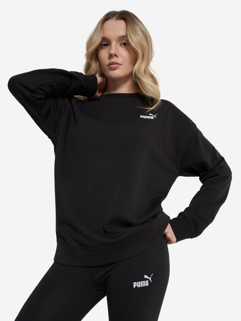 Свитшот женский PUMA Ess Small No 1 Logo Черный 2999₽