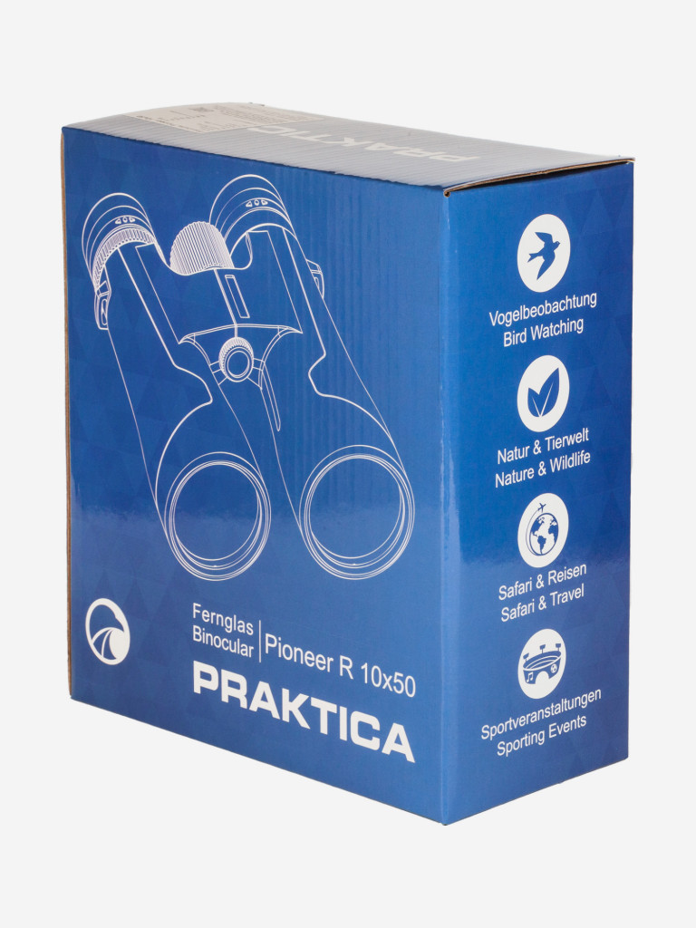Бинокль Praktica Pioneer R 10x50, водозащищенный, серый