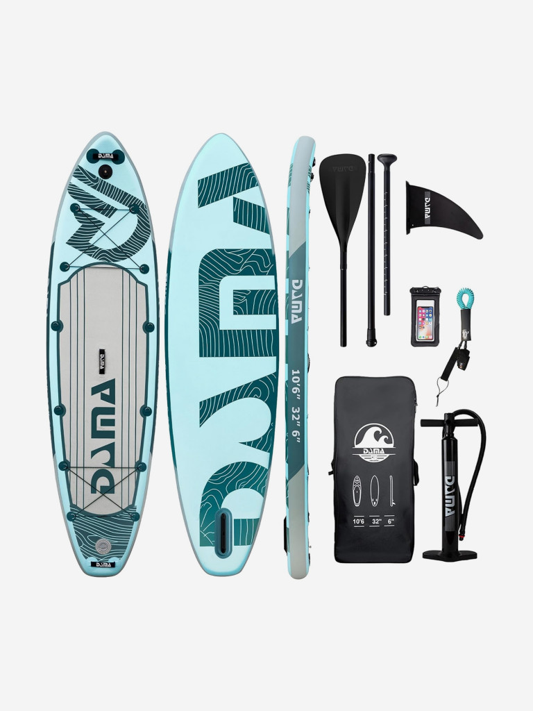 Надувной SUP-борд DAMA ADVENTURE SERIES BLUE, 10'6" 320*81*15 см сапборд