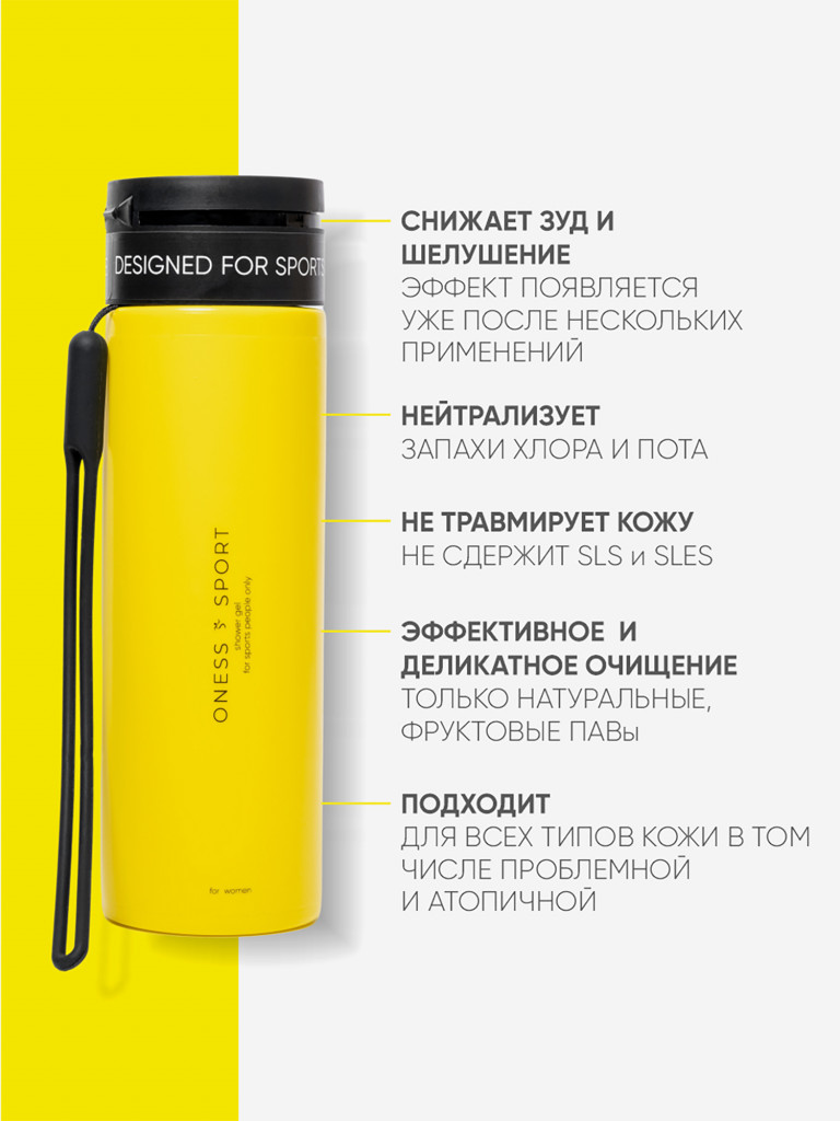 Гель для душа ONESS SPORT