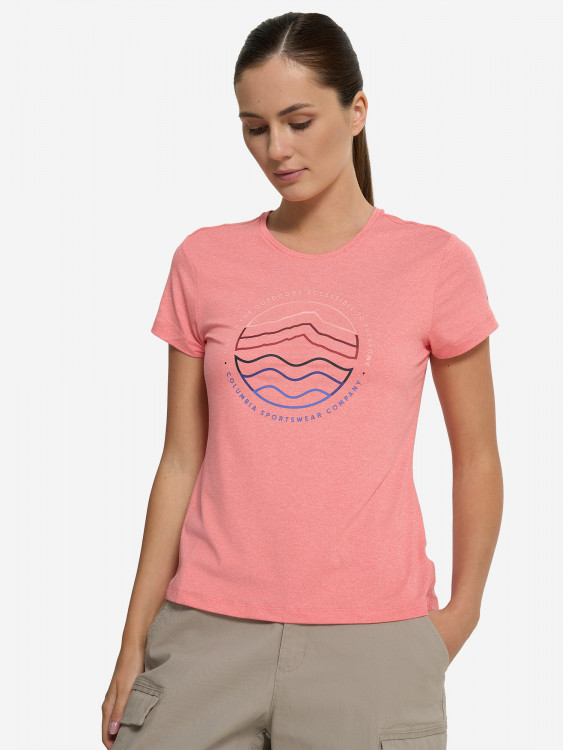 Футболка женская Columbia Sloan Ridge Graphic Ss Tee