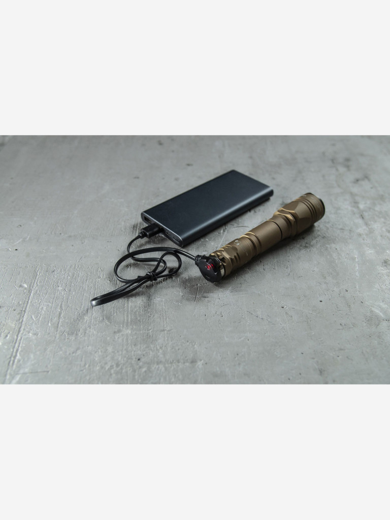 Фонарь светодиодный тактический Armytek Dobermann Pro Magnet USB, 1500 лм, холодный свет