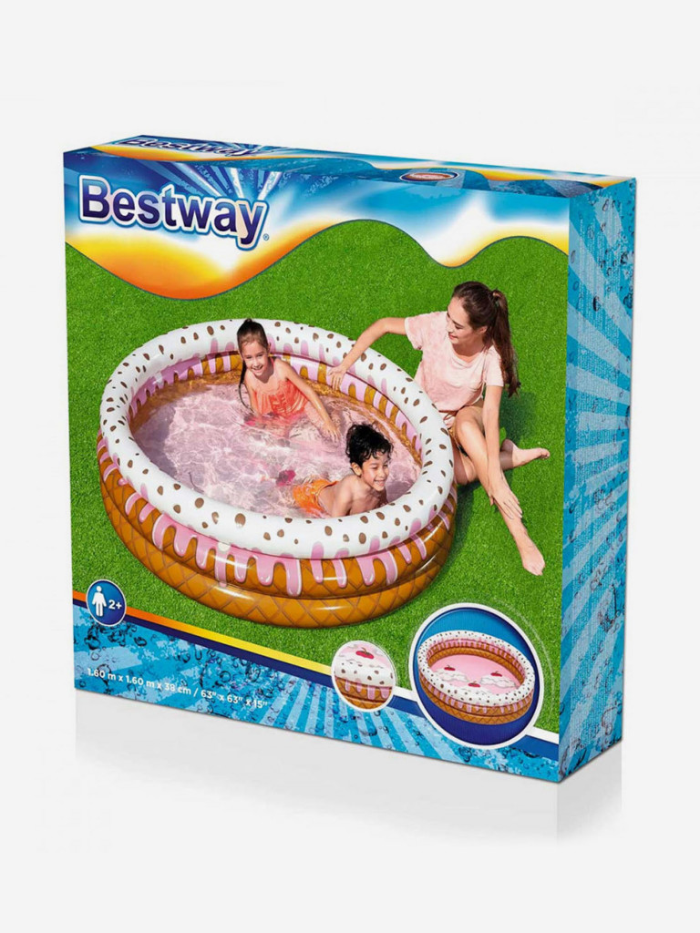 Бассейн детский BestWay 51144 Sundae Funday (160х38см) 2+