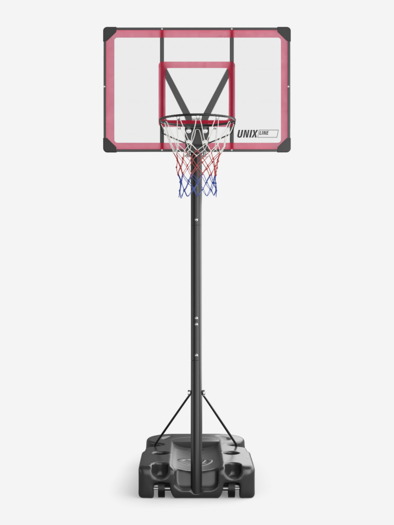 Баскетбольная стойка UNIX Line B-Stand-PC 48"x32" R45 H230-305 см