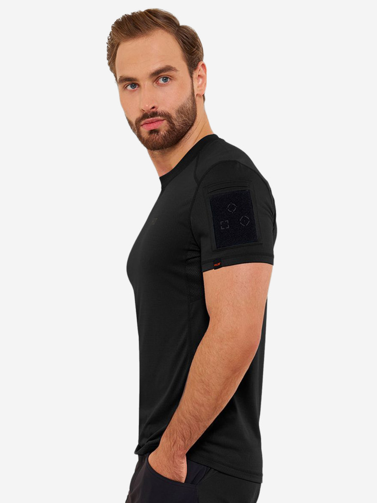 Футболка мужская спортивная HUT PARMA для охоты, черная