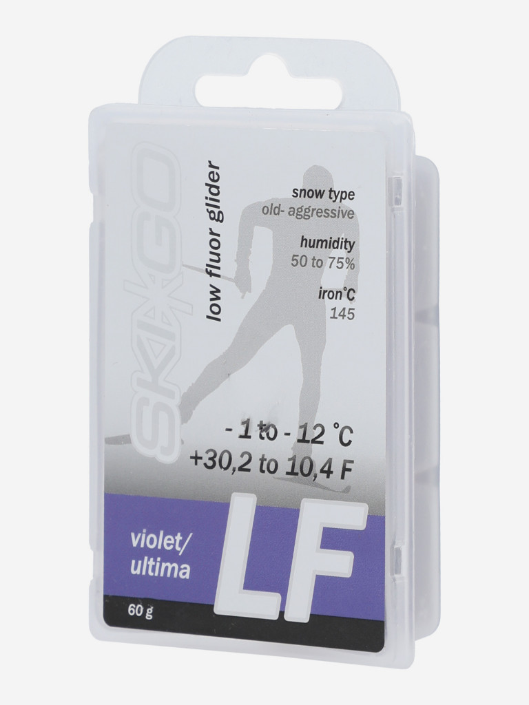 Мазь скольжения для беговых лыж Ski Go LF -1/-12, 60 г