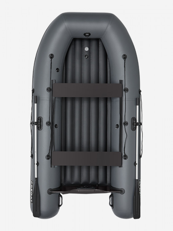 Лодка ПВХ под мотор Фрегат 310 Air (НДНД) с надувным дном Серый