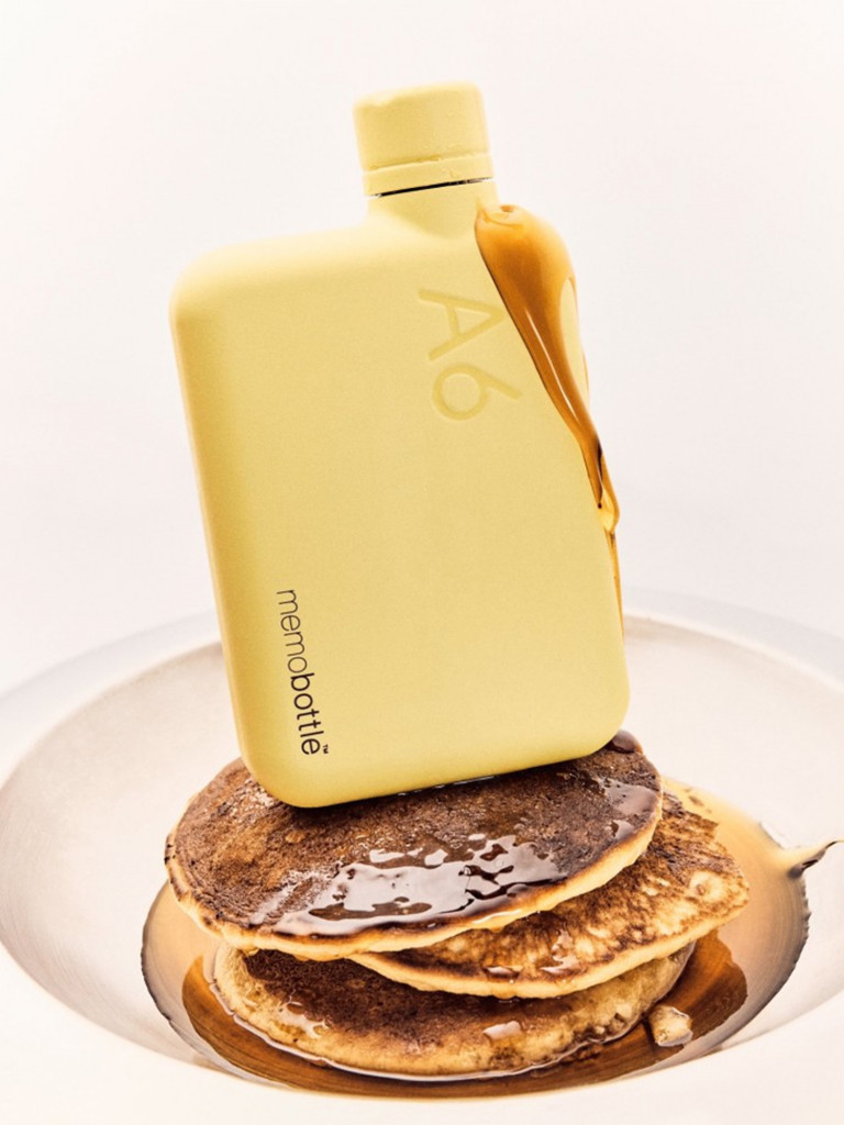 Бутылка из нержавеющей стали Memobottle A6, желтый