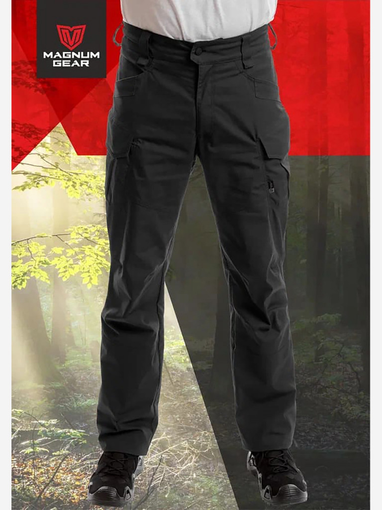 Брюки для рыбалки мужские MAGNUM GEAR FLAGMAN черный