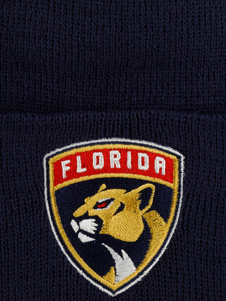 Шапка с отворотом AMERICAN NEEDLE 21019A-FLP Florida Panthers Cuffed Knit NHL (синий)