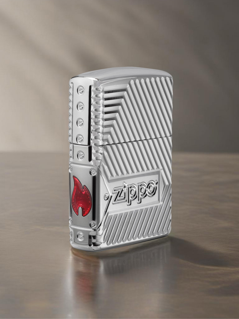 Зажигалка бензиновая ZIPPO 29672 Armor Bolts