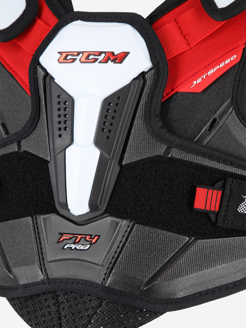 фото Нагрудник хоккейный ccm jetspeed ft4 pro, черный