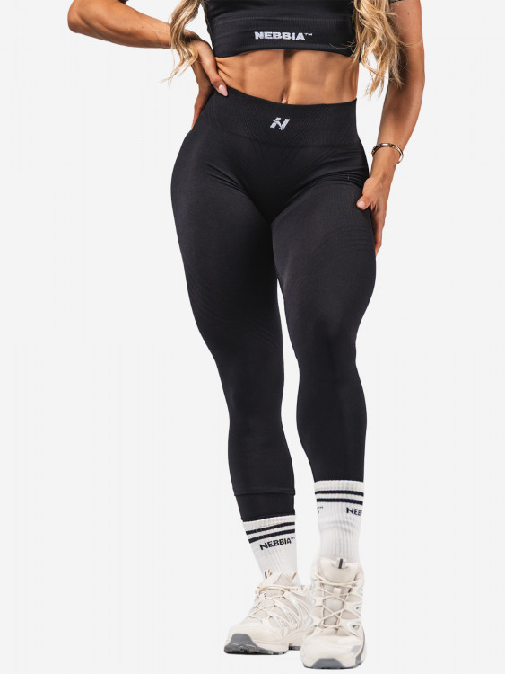 Легинсы спортивные женские NEBBIA Push-Up Leggings with Shaping Lines FLOW SEAMLESS 497