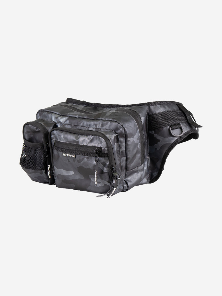 Сумка рыболовная Yaman Fishing Hip Bag, 28х21х17 см, цвет серый камуфляж.