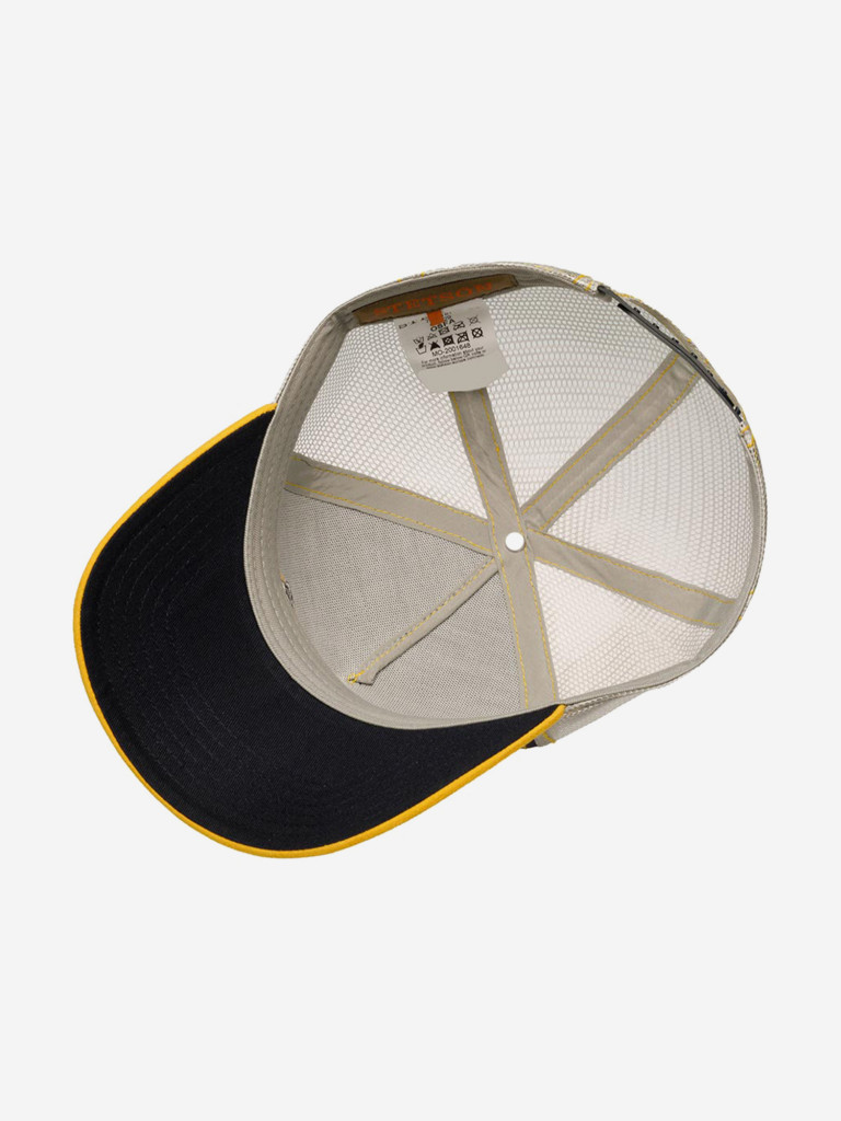 Бейсболка с сеточкой STETSON 7751181 TRUCKER CAP FOOTBALL BEAVER (желтый)