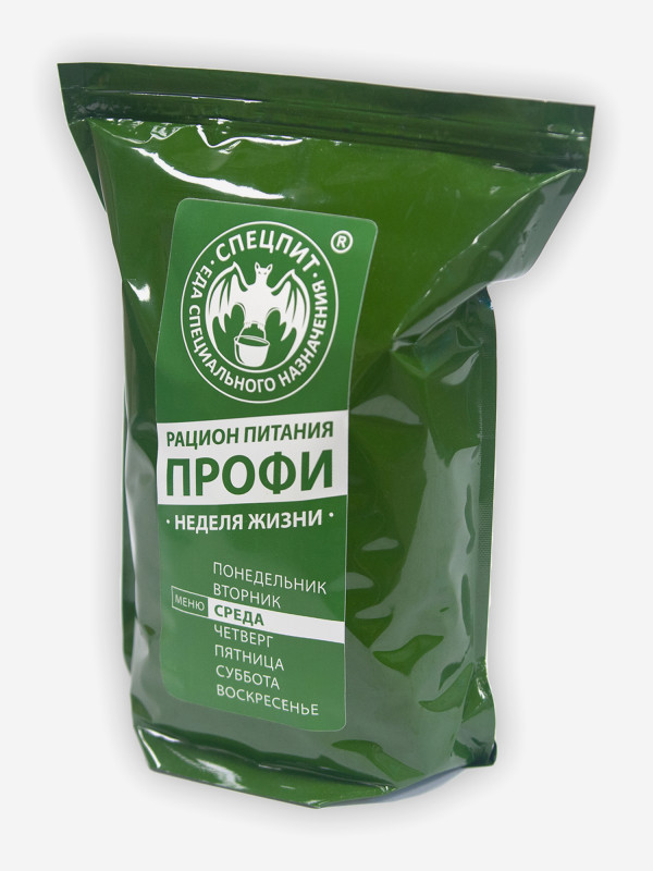 Сухой паёк ПРОФИ меню СРЕДА зеленый цвет — купить за 999 руб. со скидкой 12 %, отзывы в интернет-магазине Спортмастер