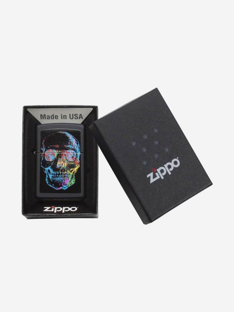 Зажигалка бензиновая ZIPPO 28042 Colorful Skull