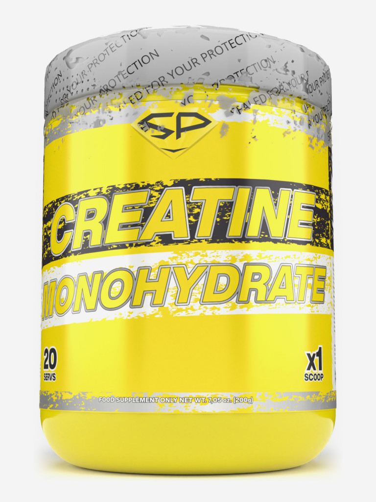 Креатин моногидрат Steelpower Creatine Monohydrate, 200 г, Натуральный (без  вкуса)