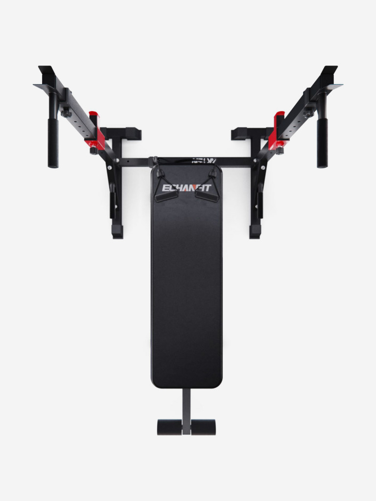 Прямая скамья со стойками под штангу DFC AKYEN