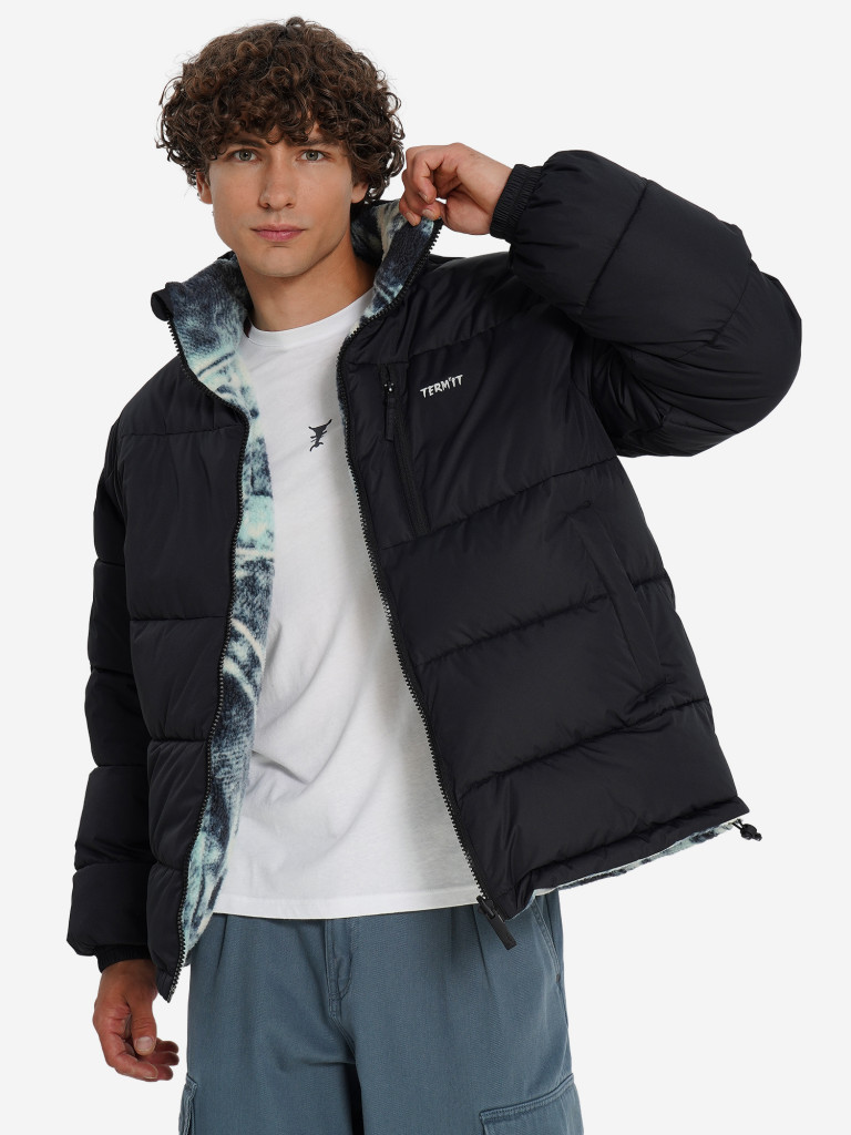 Пуховик мужской двусторонний оверсайз Termit