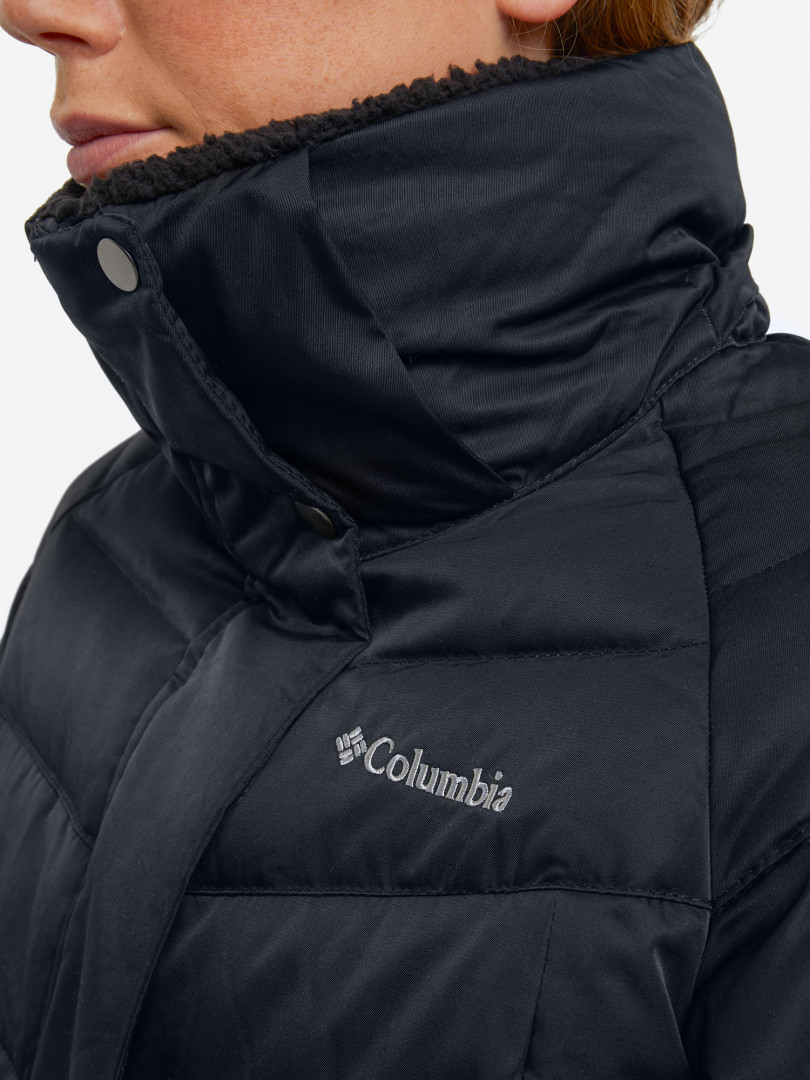 фото Пуховик женский columbia belle isle mid down jacket, черный