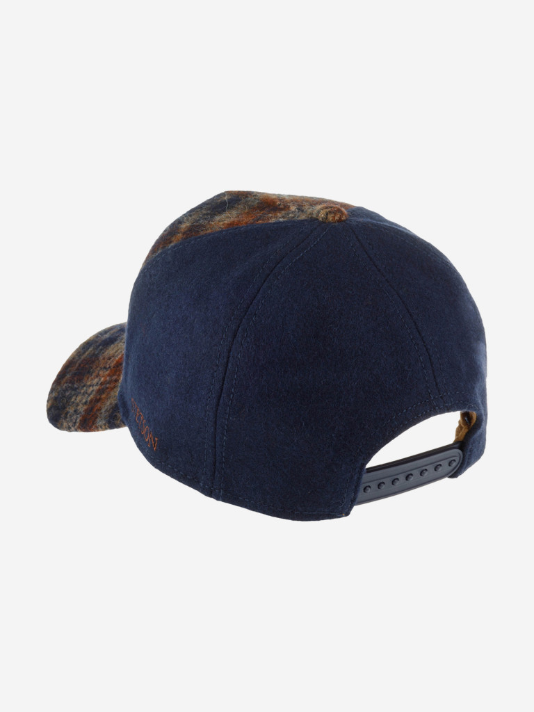 Бейсболка STETSON 7760302 TRUCKER CAP WOOL CHECK (синий)