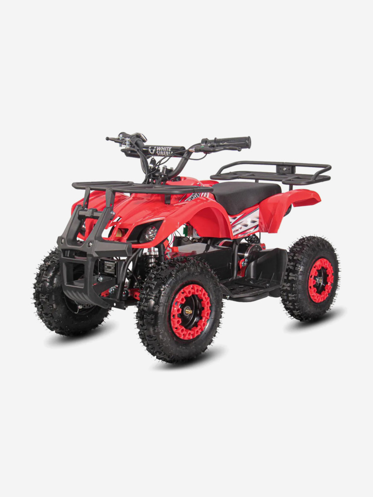 Детский электроквадроцикл WHITE SIBERIA SNEG MINI RED