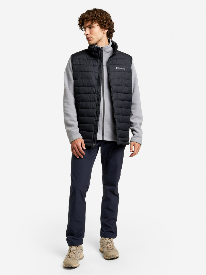 Жилет утепленный мужской Columbia Powder Lite Vest 19537070299 Черный, размер 46,54,50, 52,48, 50,56, фото 3