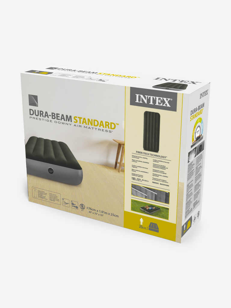 Матрас надувной Intex Cot Dura-Beam Prestige 76x191x25 см